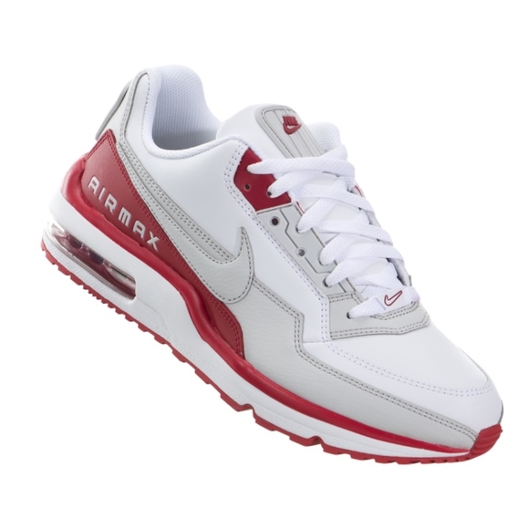 nike air max ltd white and red